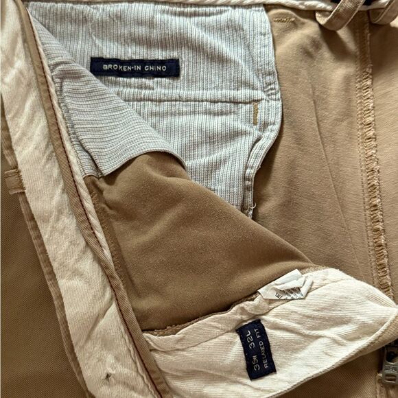Vineyard Vines Broken In Chino Relaxed Fit Khaki 35 x 32 - Picture 6 of 10